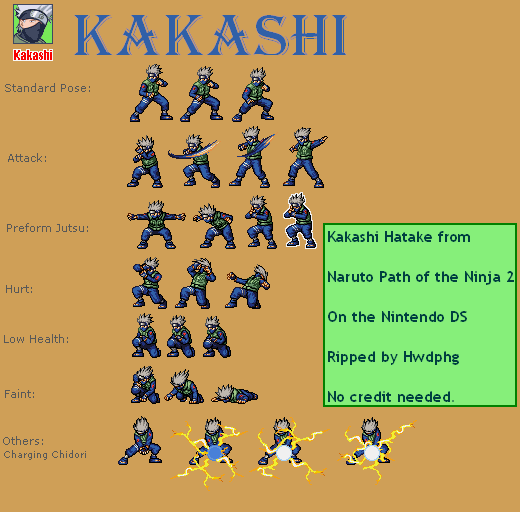 Naruto: Path of the Ninja 2 - Kakashi
