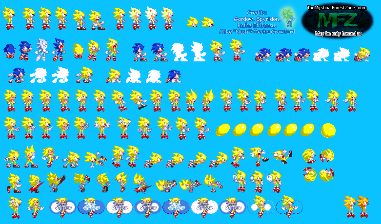 Sonic the Hedgehog Customs - Super Sonic (Sonic 3-Style)