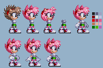 Sonic the Hedgehog Media Customs - Amy (Fleetway)