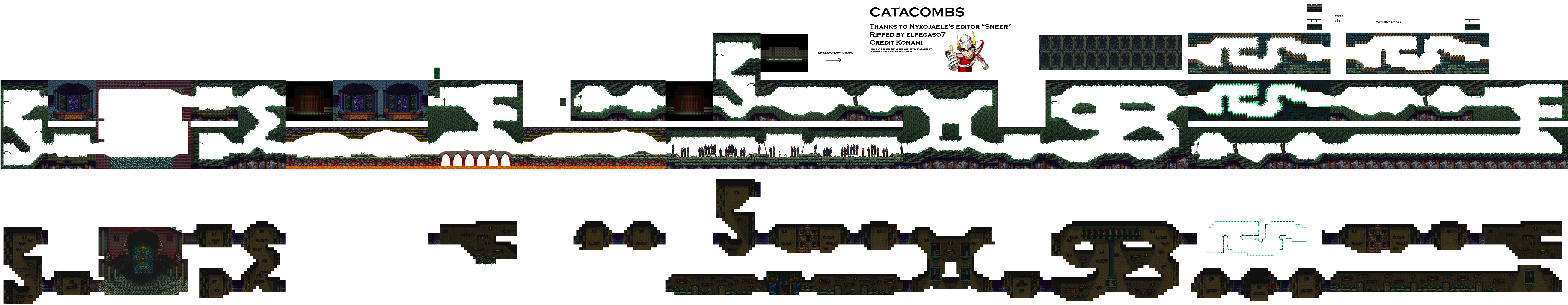 Castlevania: Symphony of the Night - Catacombs Transparent Background