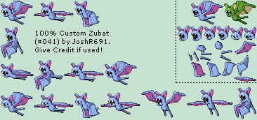 Pokémon Generation 1 Customs - #041 Zubat