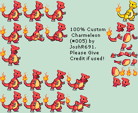 Pokémon Generation 1 Customs - #005 Charmeleon