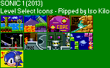 Sonic the Hedgehog - Level Select Icons