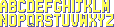 Sonic 1 Master System Results Screen Font (Expanded)
