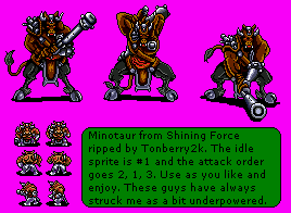Shining Force 1: The Legacy of Great Intention - Minotaur