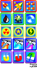 Nintendo 64 - Diddy Kong Racing - Weapon Icons - The Spriters Resource