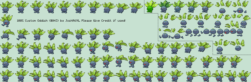 Pokémon Generation 1 Customs - #043 Oddish