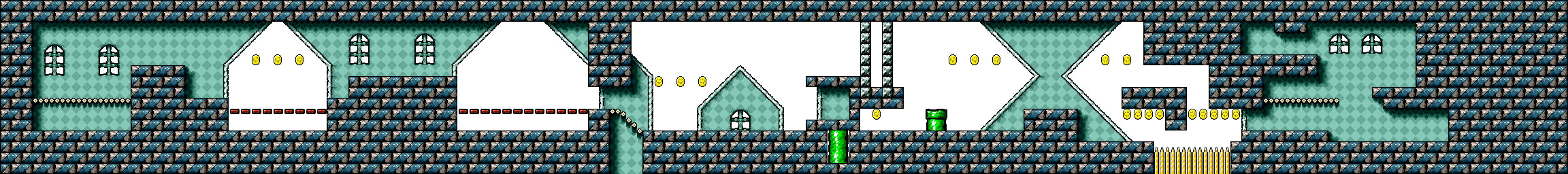 Super Mario World 2: Yoshi's Island - 6-8: King Bowser's Castle - Door 2 (1/3)