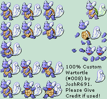 Pokémon Generation 1 Customs - #008 Wartortle