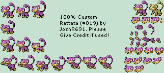 Pokémon Generation 1 Customs - #019 Rattata