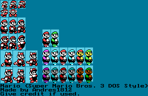 Mario (Super Mario Bros. 3 DOS-Style)