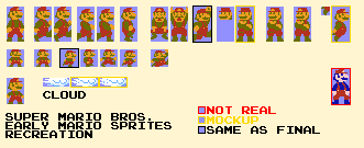 Mario Customs - Mario (Super Mario Bros. Prototype Recreations)