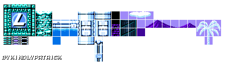 Mega Man Customs - Ice Man Tileset (MM9-Style)