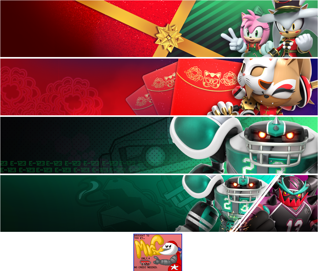 Sonic Forces: Speed Battle - Event Banners (2022)