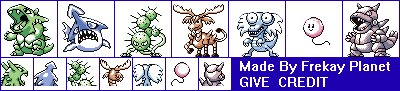 Pokémon Generation 1 Customs - Early / Unused Pokémon (R/G/B-Style)