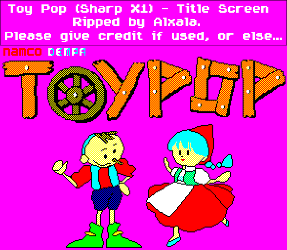 Toy Pop - Title Screen