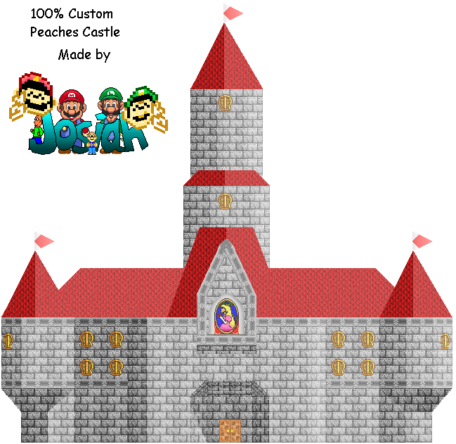 Custom Edited Mario Customs Peachs Castle The Spriters Resource