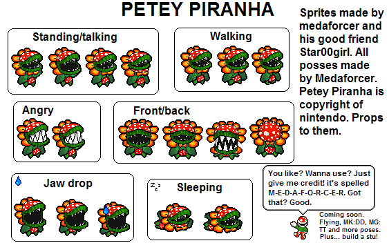 Mario Customs - Petey Piranha