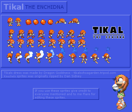 Sonic the Hedgehog Customs - Tikal (Advance-Style)