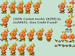 Pokémon Customs - #255 Torchic