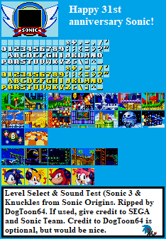 Sonic Origins - Level Select & Sound Test
