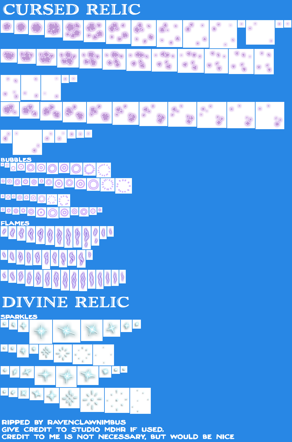 Cursed - Divine Relic Effects
