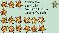 Pokémon Generation 1 Customs - #120 Staryu