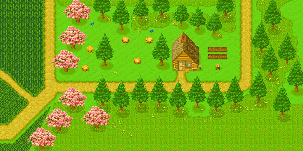 Harvest Moon: More Friends of Mineral Town - Forest (Spring)