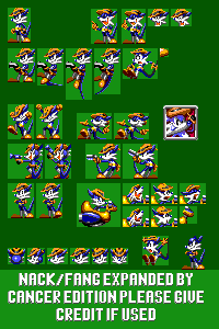 Sonic the Hedgehog Customs - Fang (Sonic Triple Trouble-Style, Expanded)