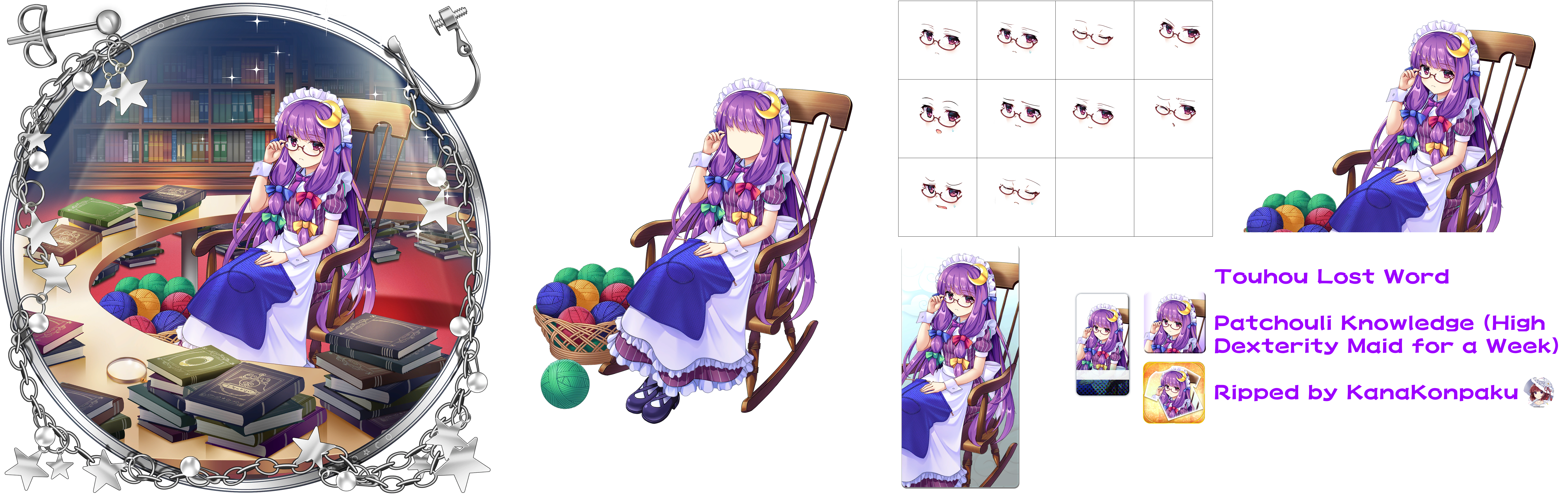 Patchouli Knowledge (High Dexterity Maid for a Week)