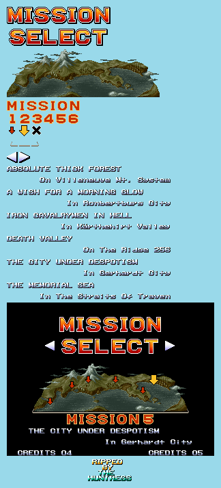 Metal Slug - Mission Select (Neo Geo CD)