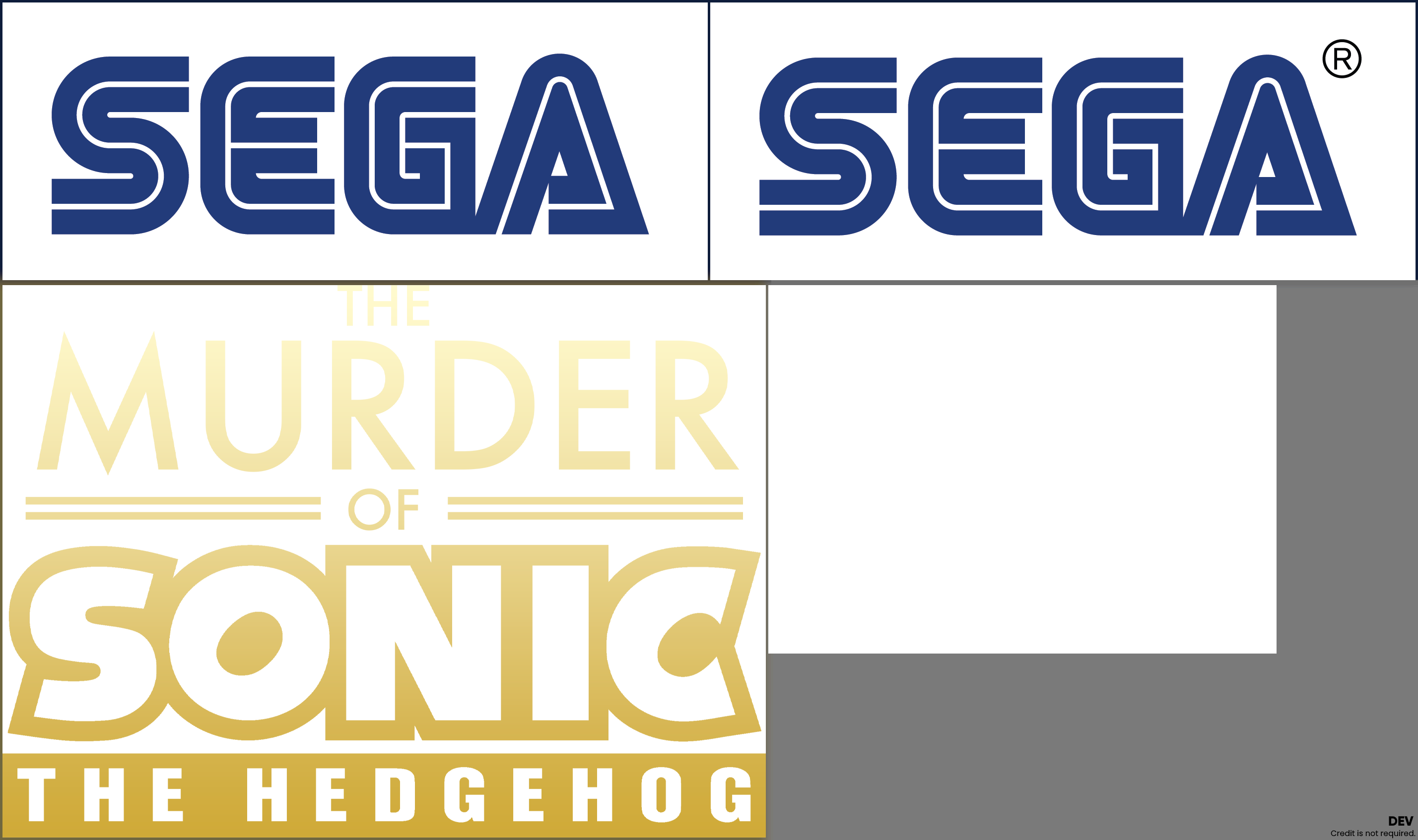 The Murder of Sonic the Hedgehog - Logos