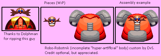 Sonic the Hedgehog Media Customs - Robo-Robotnik (Giant Form)