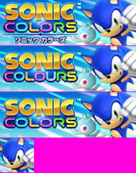 Sonic Colors - Save Icon and Banner