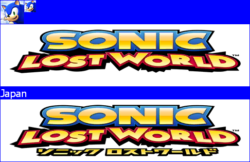 Sonic Lost World - HOME Menu Icons & Banners