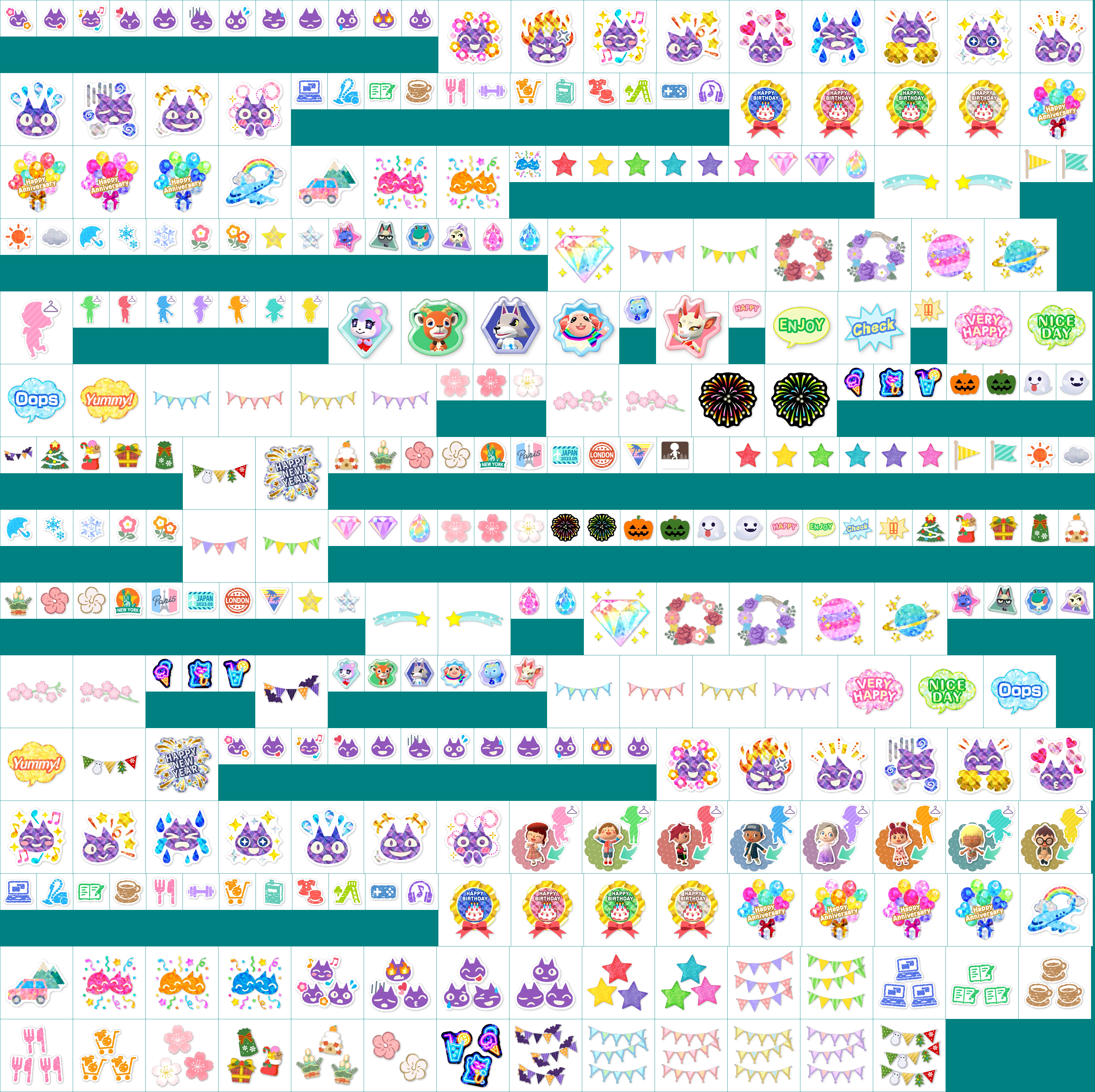Animal Crossing: Pocket Camp - Stickers