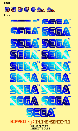 Sonic Spinball - Sega Logo