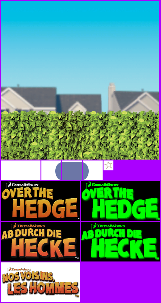 Over the Hedge - Title Screen & Logo