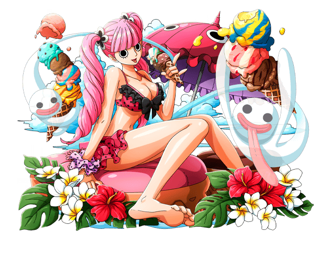 One Piece: Treasure Cruise - #0685 - Ice Cream-Loving Perona - Strawberry Ice Cream