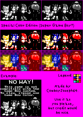 Sonic the Hedgehog Customs - No Way! (Game Boy-Style)