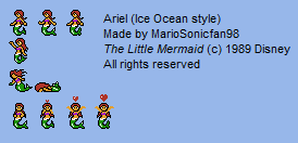 Disney / Pixar Customs - Ariel (Ice Ocean Style)