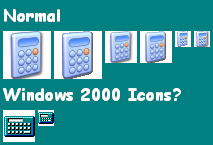 Windows XP Built-In Applications - App Icons