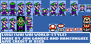 Mario Customs - Luigi (Wai Wai World-Style)