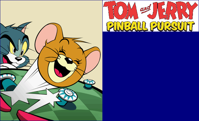 Tom and Jerry: Pinball Pursuit (Java) - Title Screen (352x416)