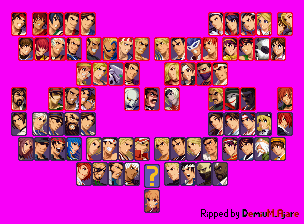 The King of Fighters 2000 - Striker Icons