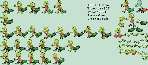 Pokémon Customs - #252 Treecko