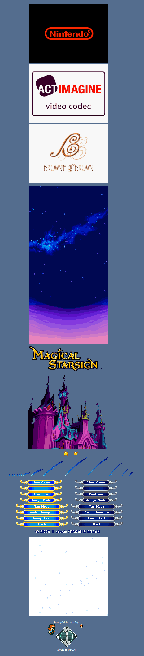 Magical Starsign - Title Screen