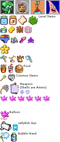 Items and Character Icons