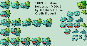 Pokémon Generation 1 Customs - #001 Bulbasaur