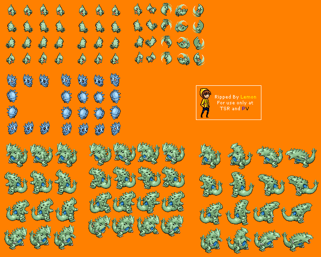 The Spriters Resource - Full Sheet View - Pokémon Ranger 3: Guardian